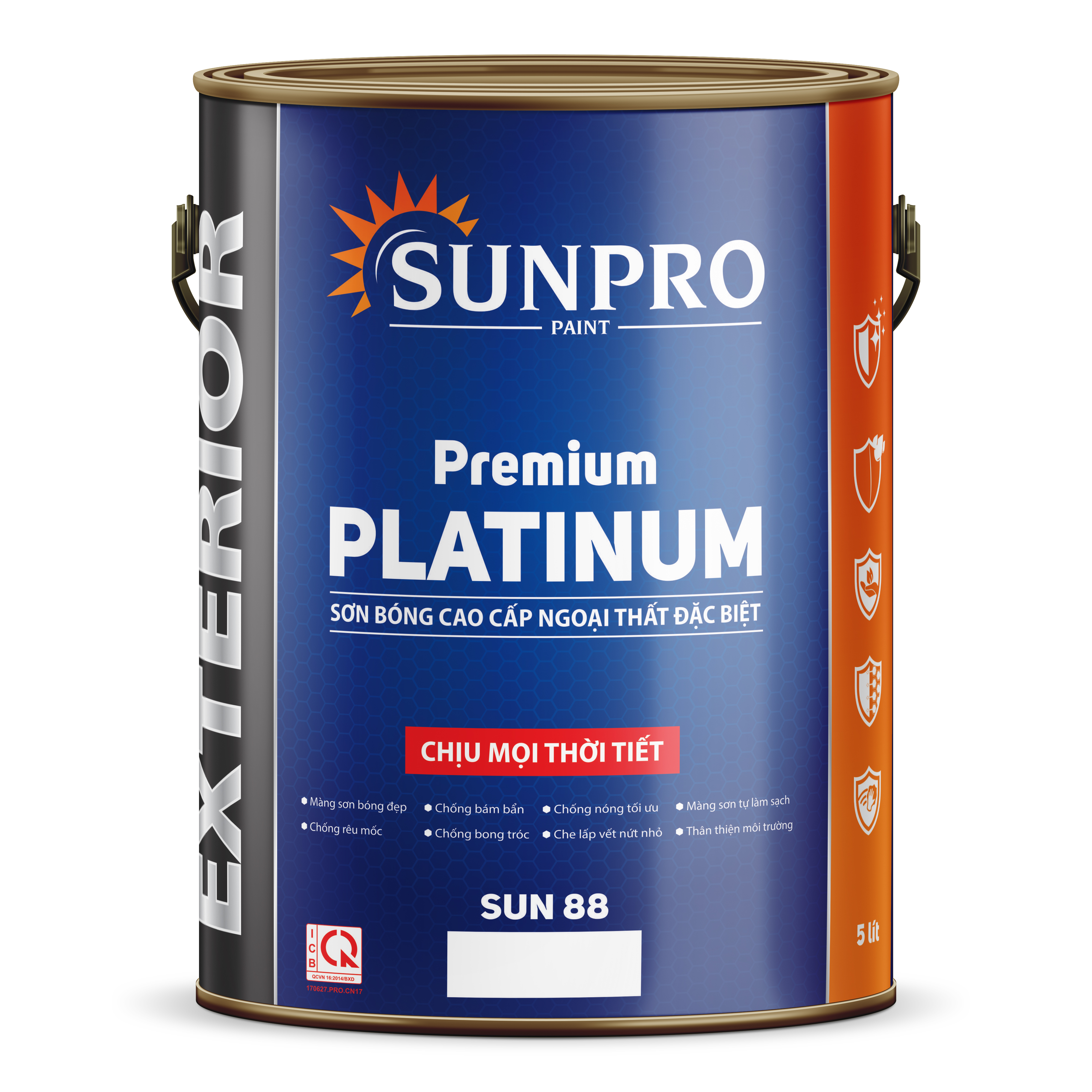 SUN88 - PLATINUM (NEW) Sơn bóng cao cấp ngoại thất đặc biệt